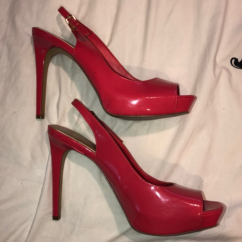 Pink Jessica Simpson heels